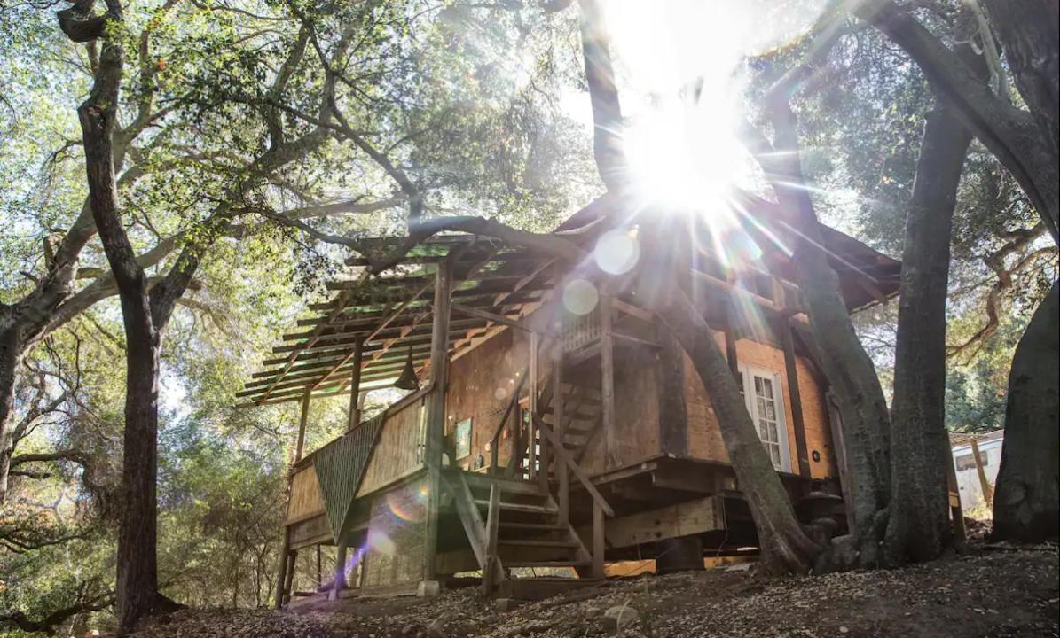 Japanese Tea House With Private Mountain Trails And Creek Villa Topanga Park Exterior photo
